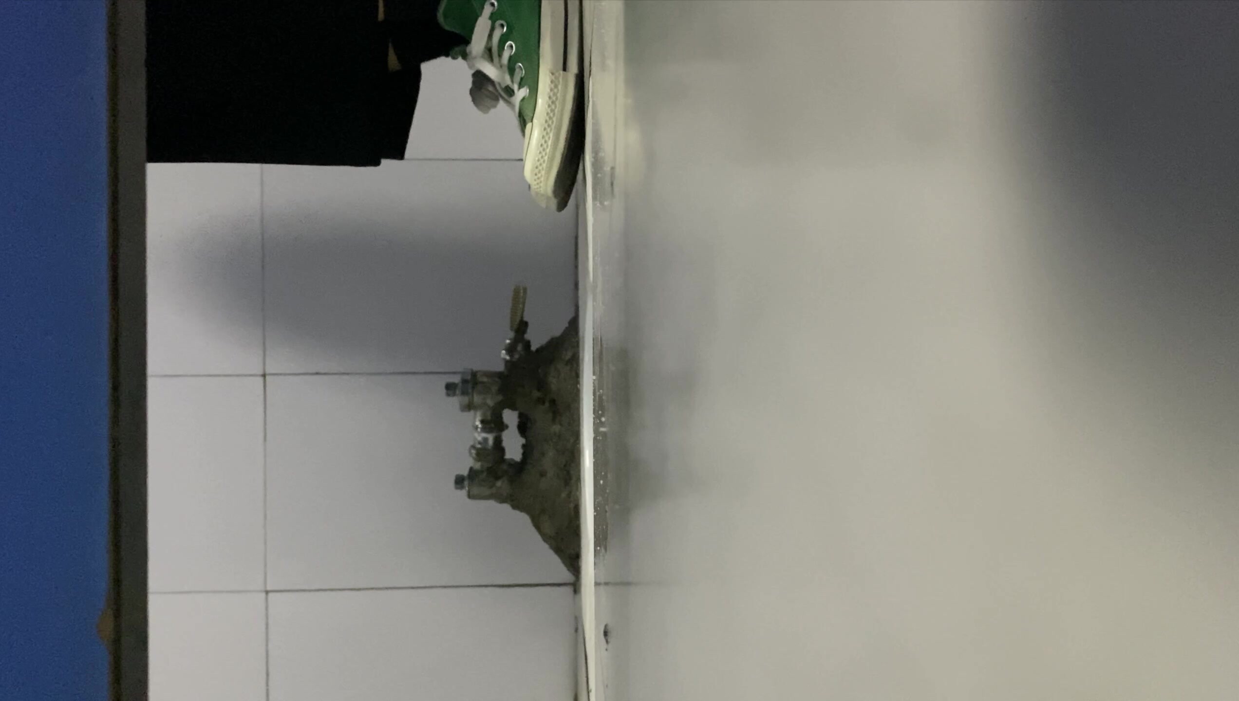 辦公樓女廁全景偷拍女神級的少婦帶著孩子來尿尿 (1)