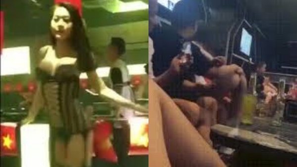 大開眼界 淫亂KTV！酒吧KTV坐檯全裸淫亂 摸奶舔雞，有錢就是好，在外高高在上的女神 也要為你乖乖服務 (2)