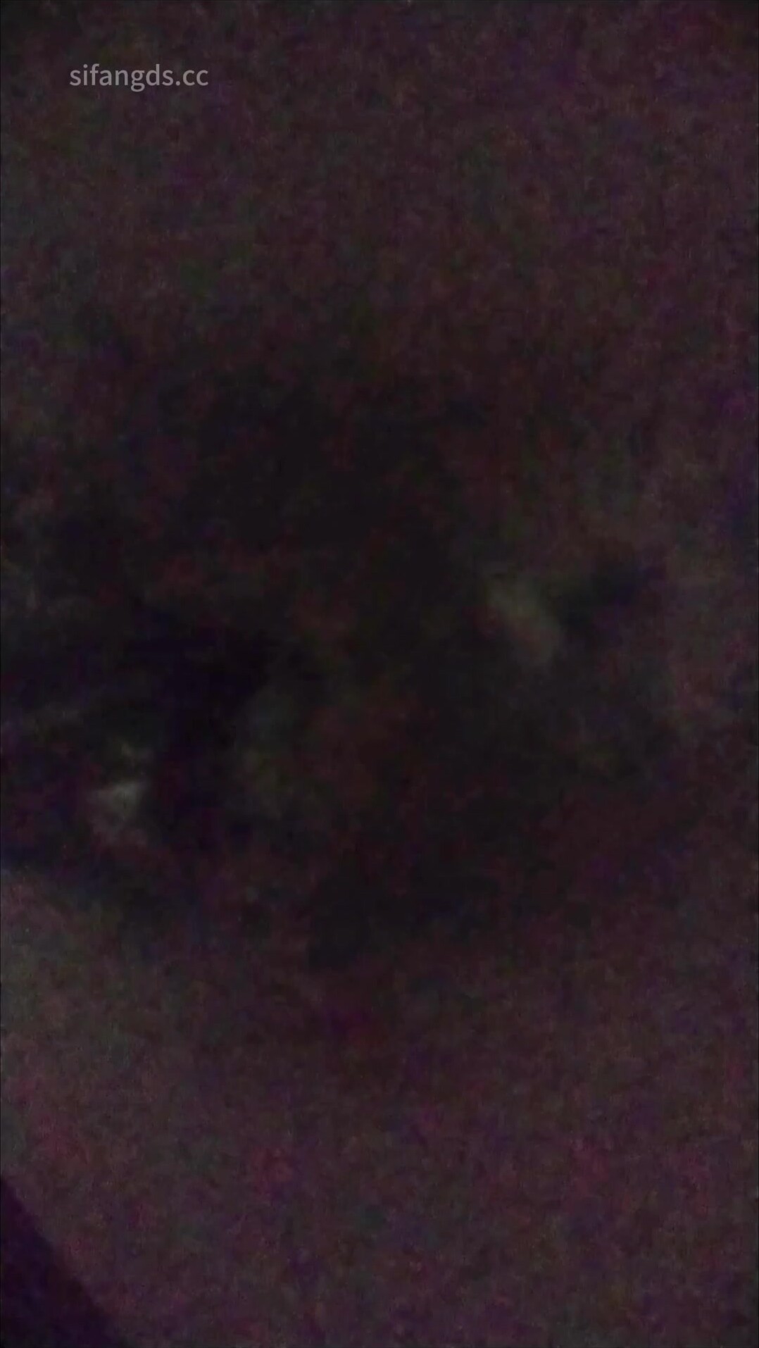 抄底肥臀牛仔衣學妹，天太暗了，但還是能看清她的小黑逼