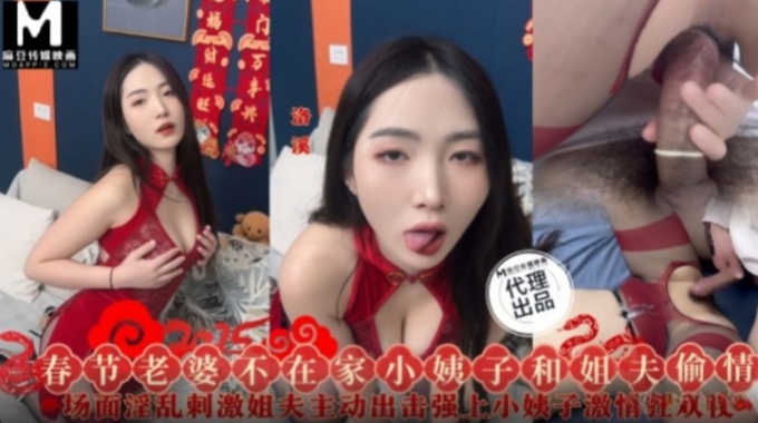 【麻豆傳媒】szl-028 春節老婆不在家小姨子和姐夫偷情-洛溪