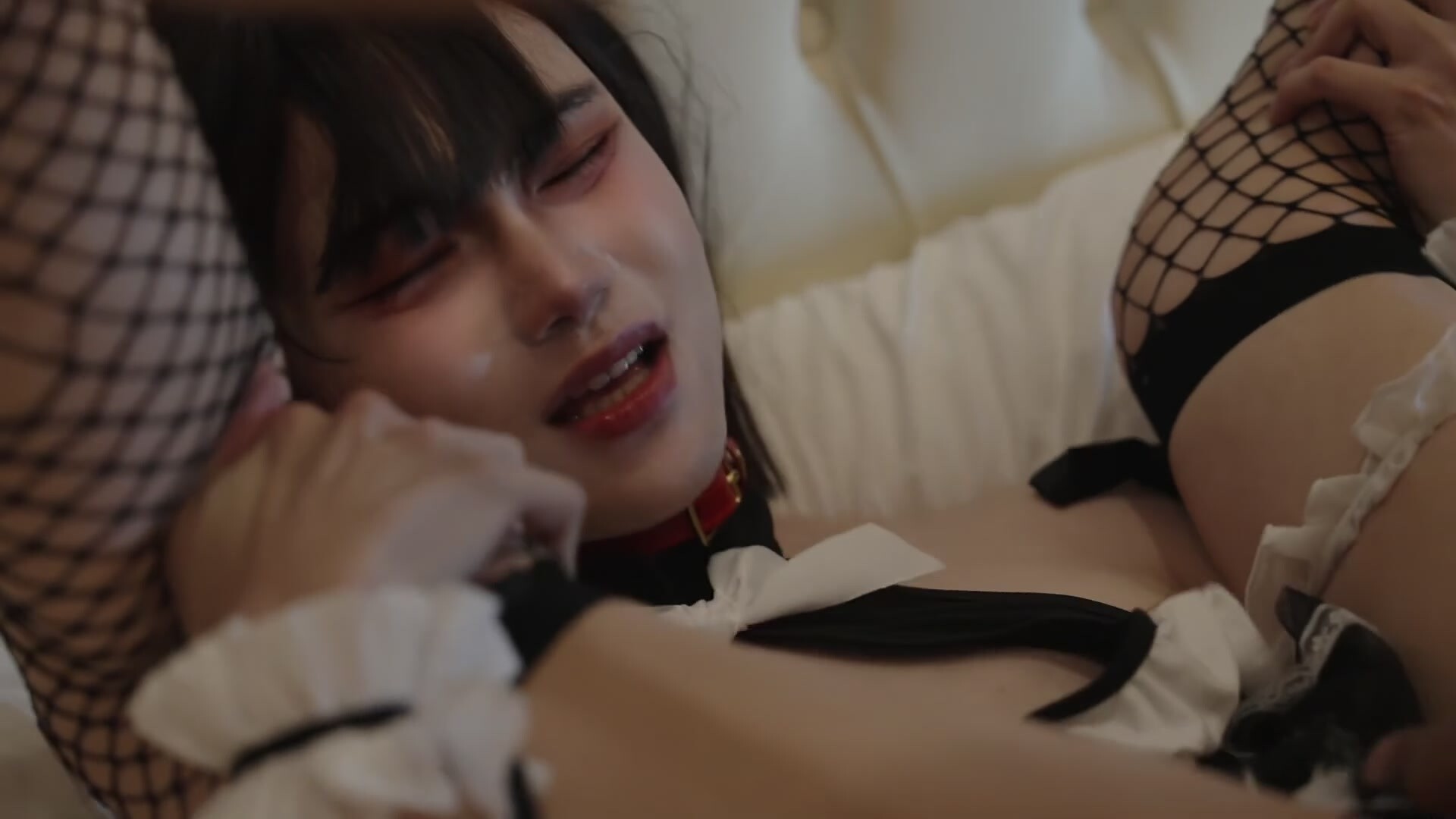 精品推薦推特極品偽娘『墨墨不是陌陌』劇情演繹沒落貴族的女僕教育 豪華別墅內操遍每個角落