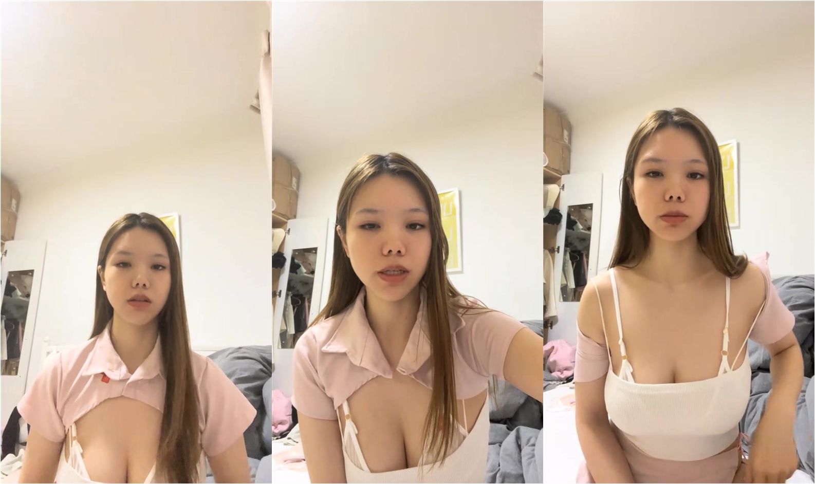 【你的清純大胸女友】G奶尤物~!掰穴柔逼~跳蛋自慰~爽爆了 (1)