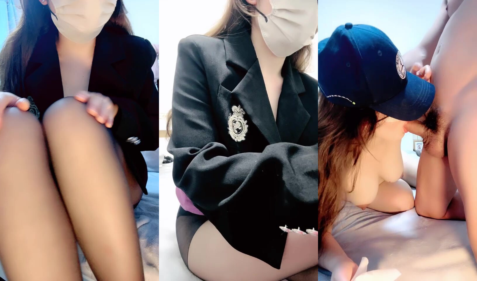 劇情演繹：大奶騷婦騷氣十足勾引小帥哥，被無套猛操直接操舒服了！