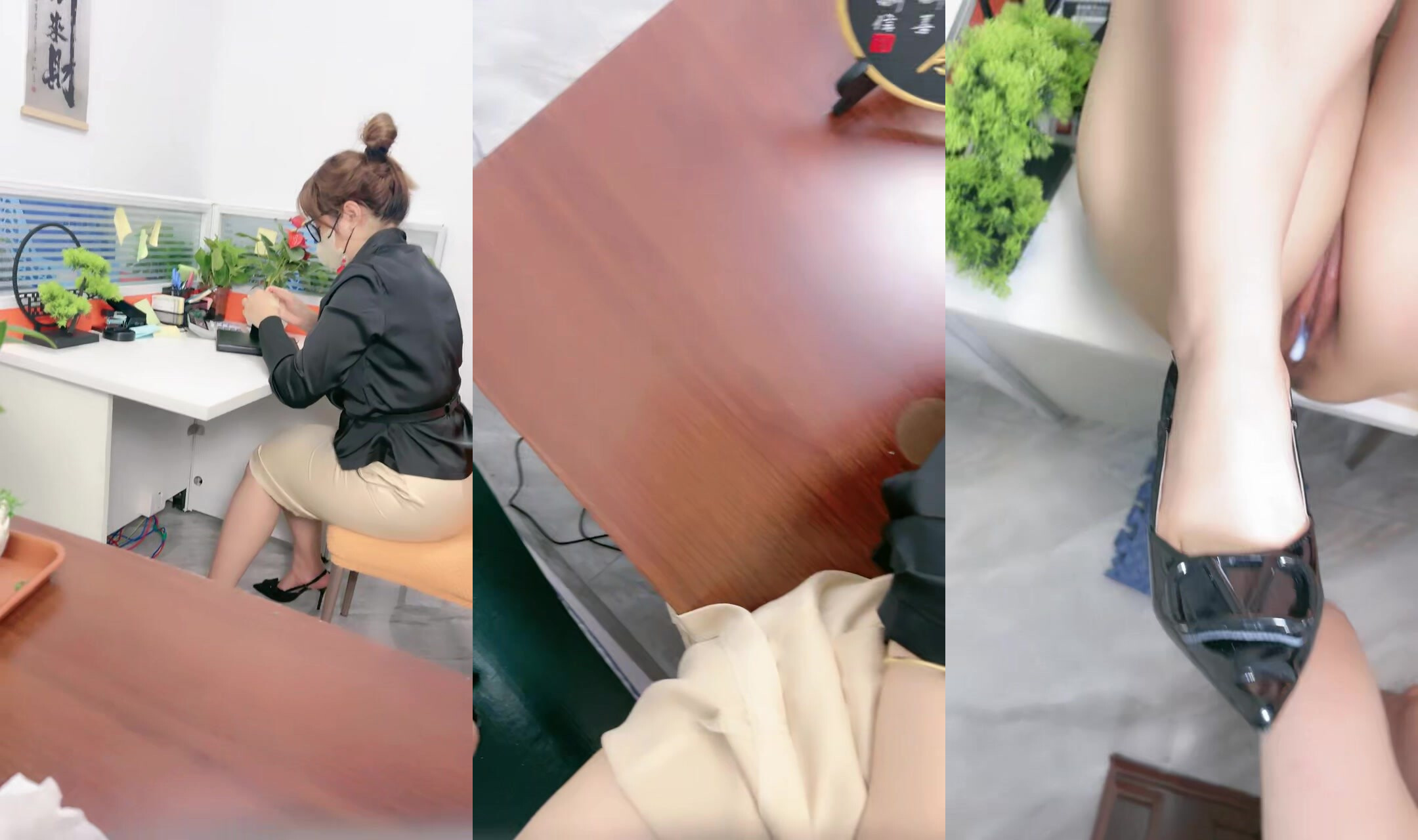 劇情演繹：攻略勾引大奶女同事，對白精彩操逼姿勢超多超猛操刺激！