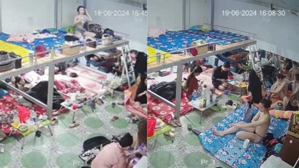 《駭客破解足浴會所女技師宿舍》真實記錄眾多的美女技師幹啥的都有太刺激了 (2)