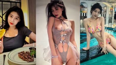 反差女大學生 劉曉麗 做愛影片洩密 黑色情趣套裝被炮友狂操 口爆後入各種姿勢玩不停