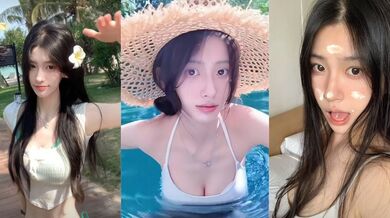 抖音300萬粉絲女網紅 機智的羊咩咩 主動勾引導師 嫩穴淫液氾濫拉絲 深喉口爆淫靡至極