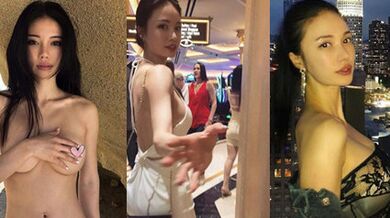 網曝某上海名媛酒店跪舔富二代 嘴巴可真大 這麼大的雞巴都吃的下