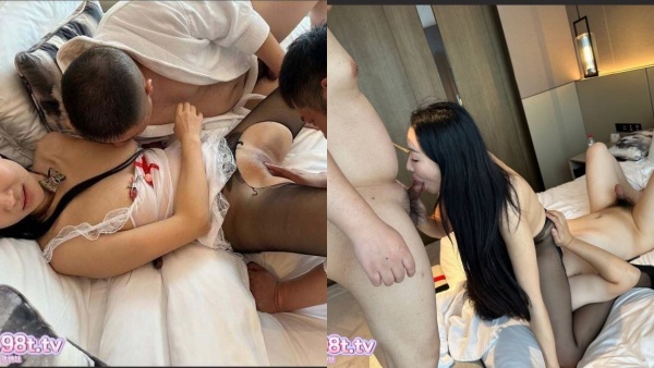 黑絲長腿少婦發騷！求著老公找單男3p！虐玩鞭打調教！這對夫妻玩的太變態啦～