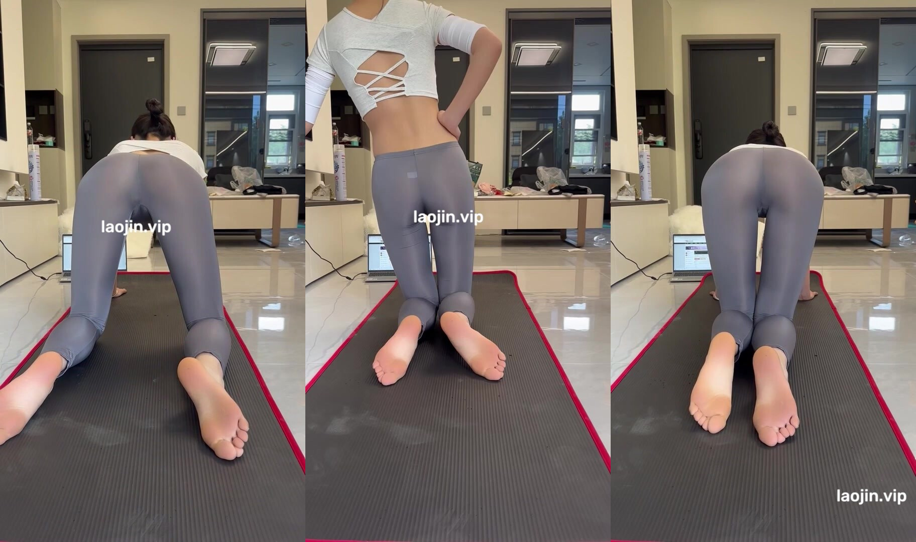 【攝影師系列-雙女攝影作品】自灰瑜伽私拍精品雙女少婦，紫黑雙人，特寫蝴蝶穴，唯美香豔佳作必看