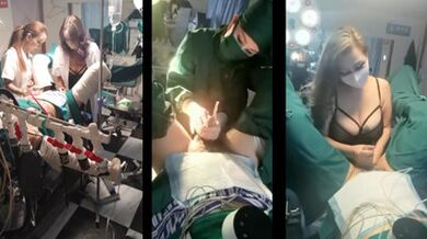 網爆深圳長海男科醫院豐滿漂亮女醫生醫療調教前高潮吹肛門開發親自上場做愛