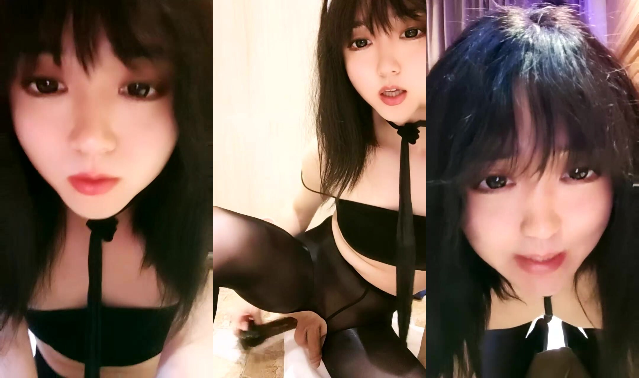 國產極品偽娘CD小安長得一副蘿莉樣的小安，被肥胖金主包養，直播狂幹根本停不下來三