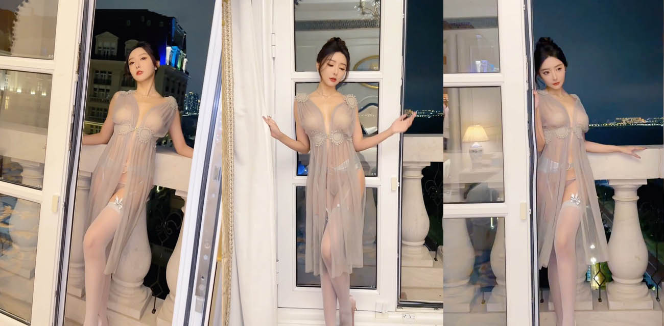 秀人網模特 王馨瑤 大尺度寫真流出 海南別墅薄紗透魅 蜜桃臀若隱若現 妖嬈動作撩人心絃！