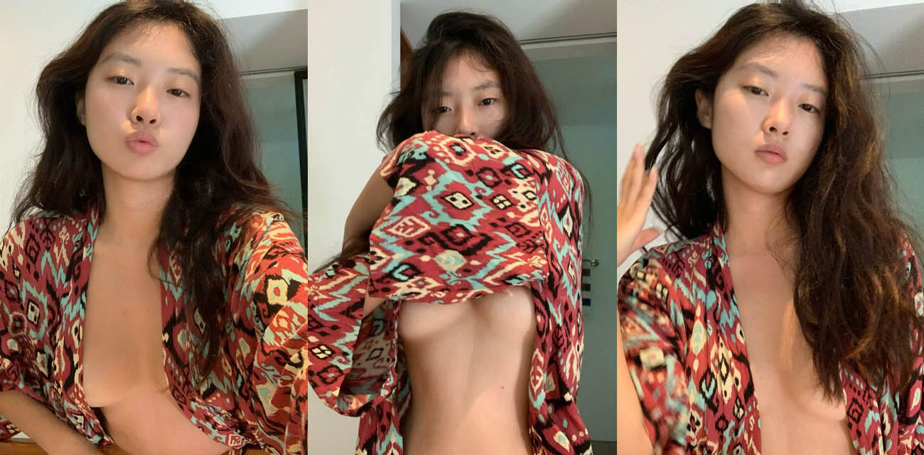 抖音網紅 哈嚕小漁 千元內購福利全網獨家曝光 翹臀扭動間曲線畢露 露臉全裸自拍 淫水氾濫