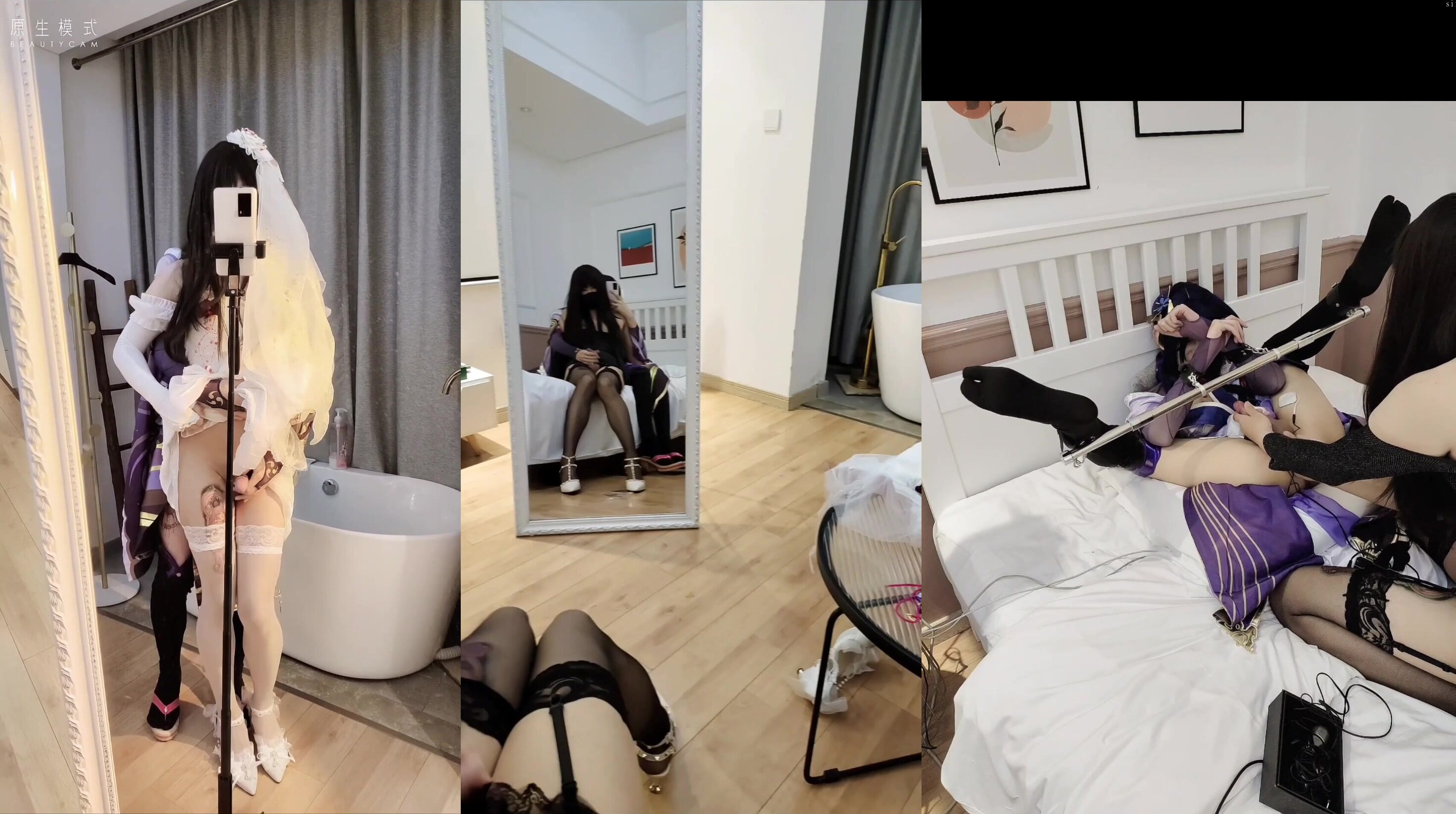 極品COSER偽娘『佩奇軟乎乎』付費長影片合集第二季 男娘互啪多P約炮直男很是精彩 (3)