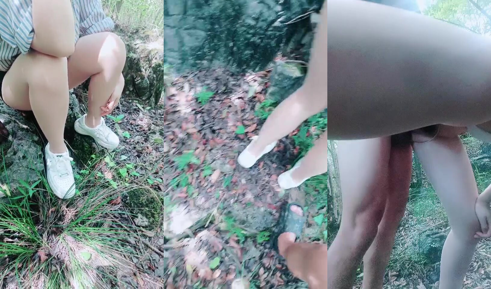 劇情演繹：騷貨戶外與炮友激情啪啪啪，精彩刺激，無套狂操！