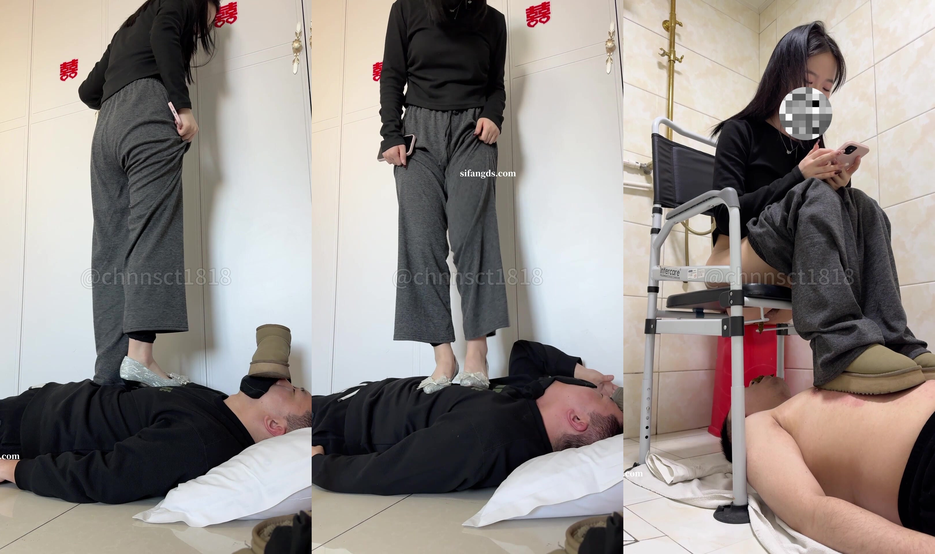 【與精神小妹的那些年】踐踏餵食黃金最新173女生VIP精選，舔腳，黃金，踩臉，吃嫩妹的大便，被狂揍高潮了！