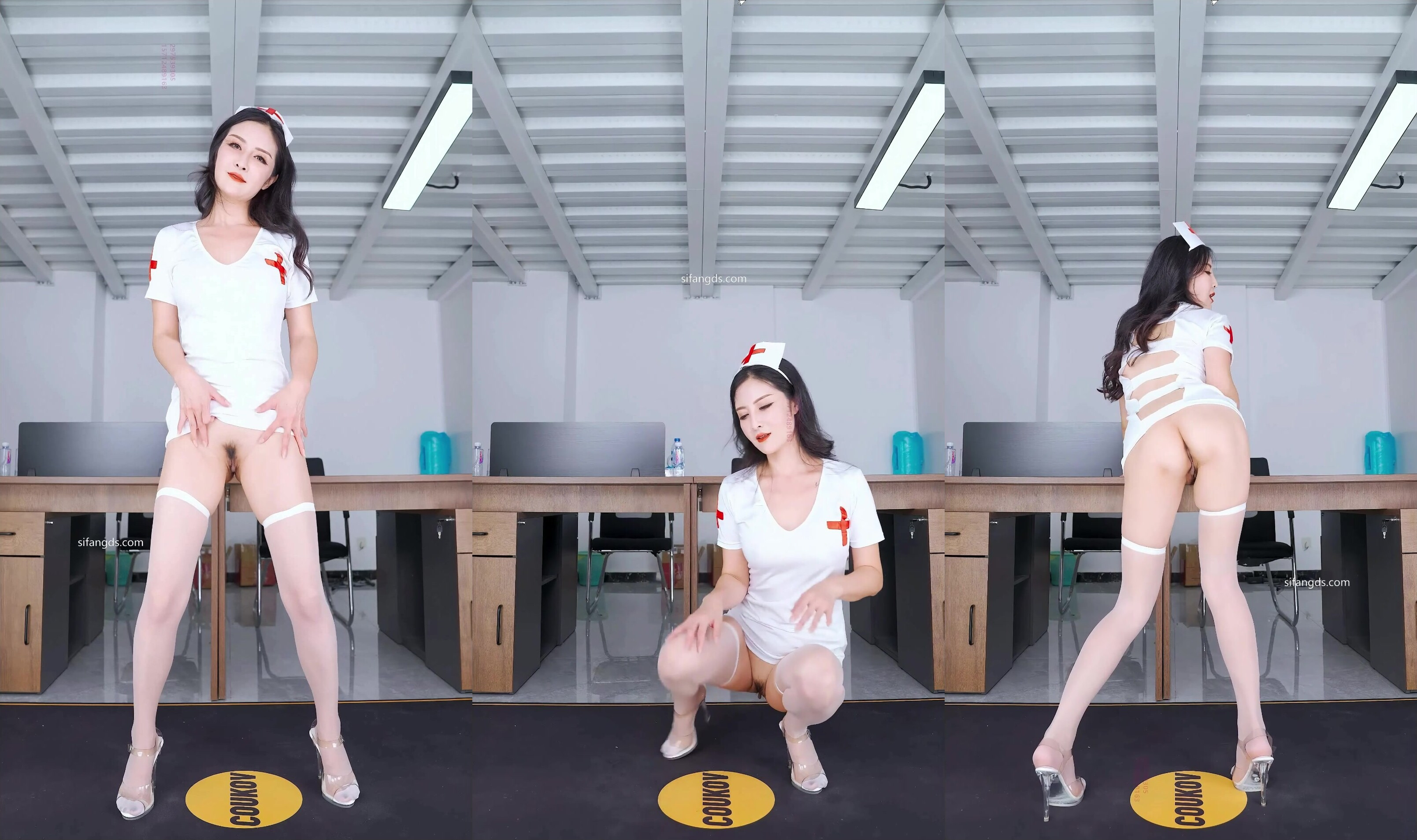 TOP絕版曼琪 風騷御姐大開蝴蝶B絕版定製一期騷婦最有看點的經典蝴蝶逼兩片肥唇蕩啊蕩的 (1)