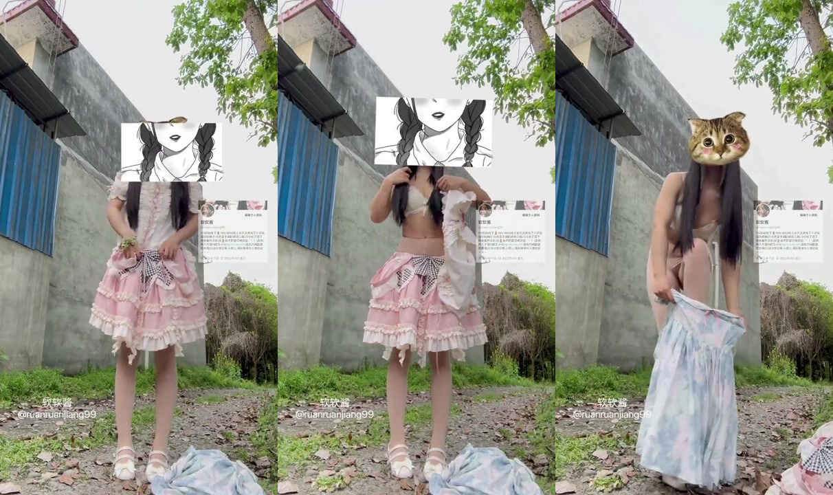 到處尿尿的清純小蘿莉『軟軟醬』濕地公園 馬路旁 小狗噴水霧化惹～拍完才知道後面有人 尷尬死了 走過來四目相對