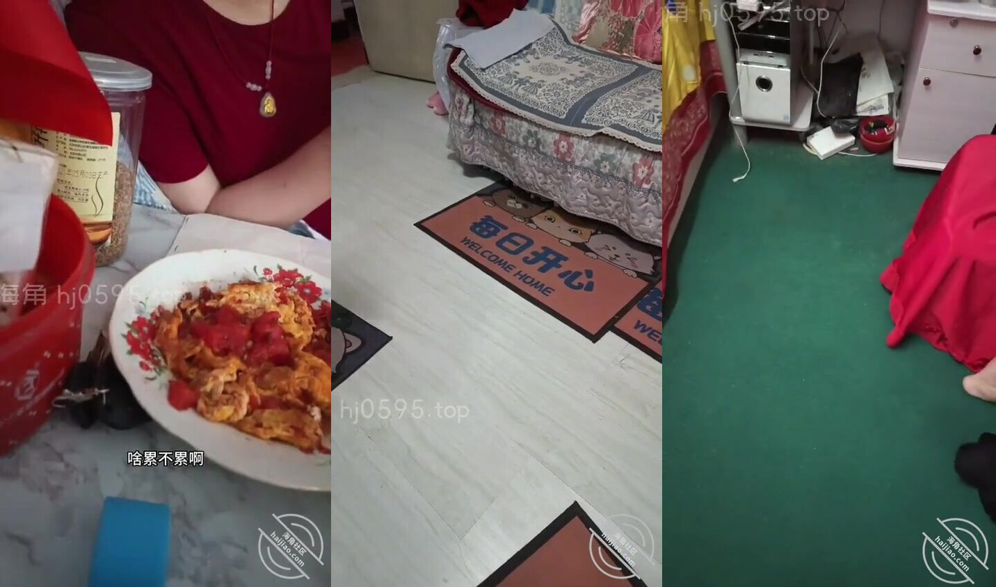 我媽伺候完我媳婦月子回家後，久違的再次交合
