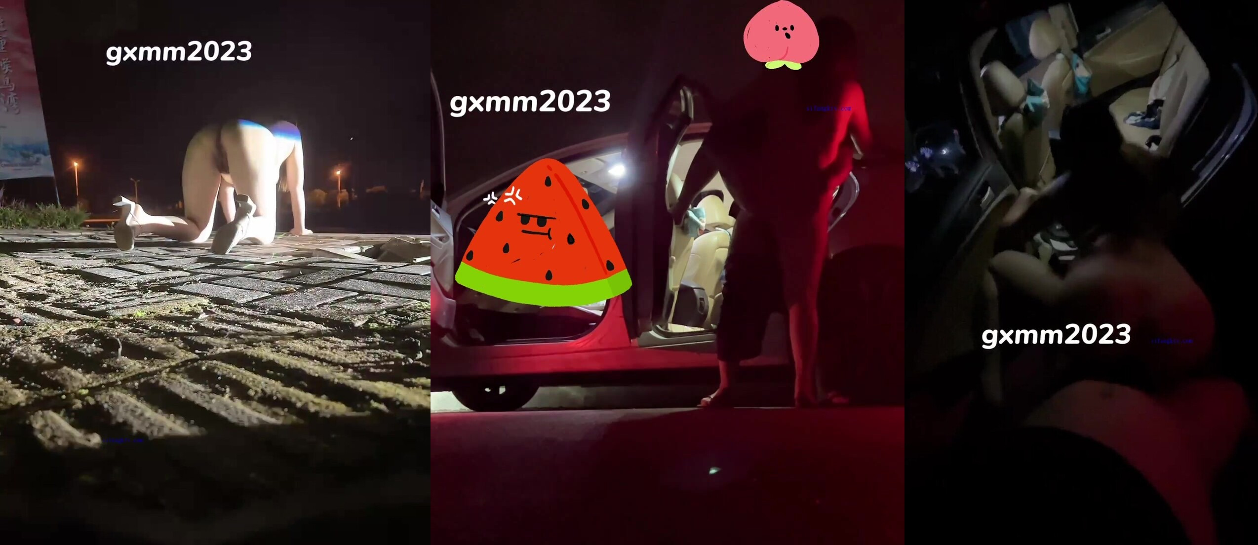 推特極品蠻腰肥臀反差母狗婷【gxmm】私拍完整版檢視，各種人前露出戶外3P野戰淫語內射放尿公園打炮嚇壞保潔大叔 (2)
