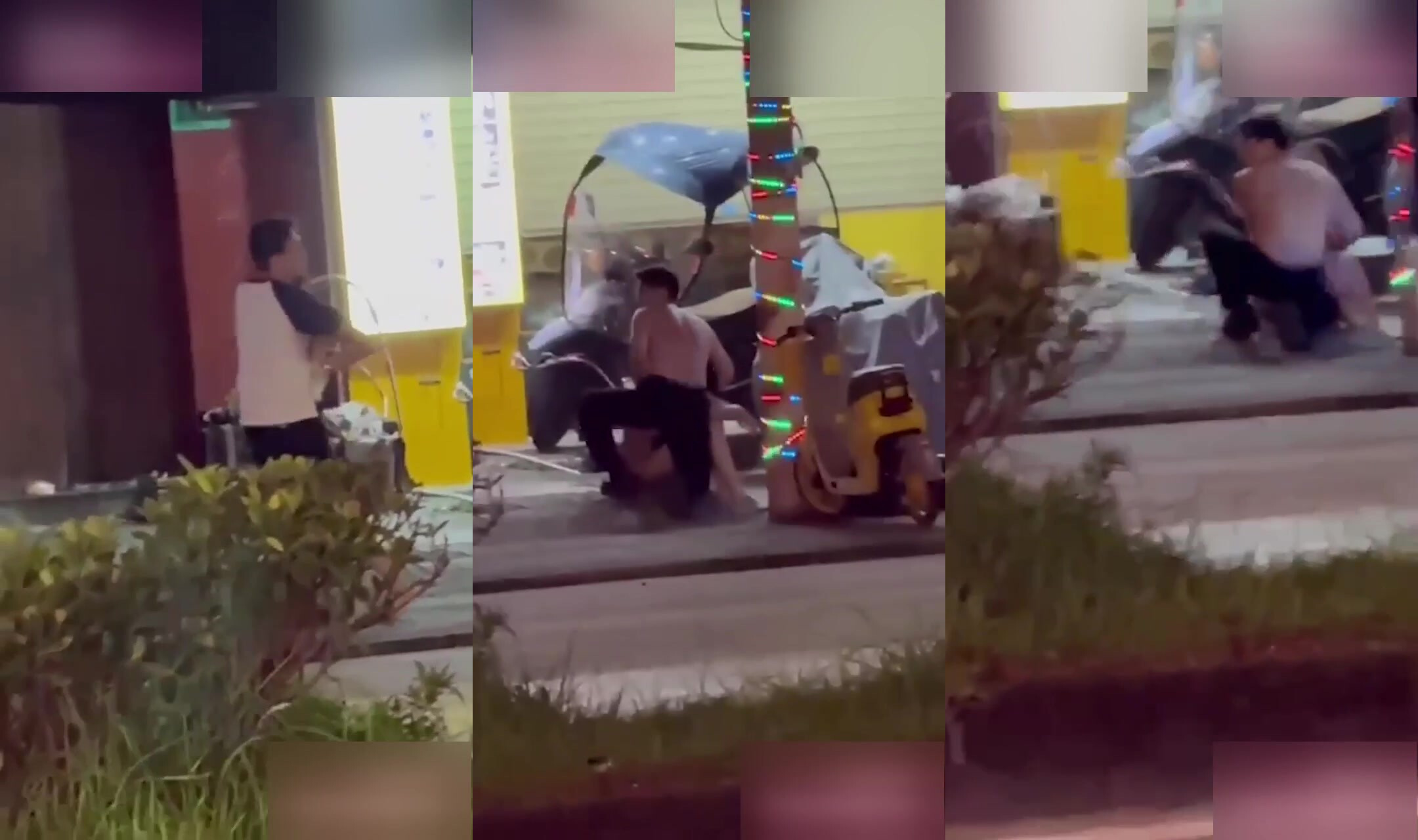 四川成都街頭驚現一場「史詩級」吵架大戲，小仙女因與男友激烈爭吵可能是氣昏了頭，小仙女直接放大招，竟然直接在鬧市街頭開始脫衣服！