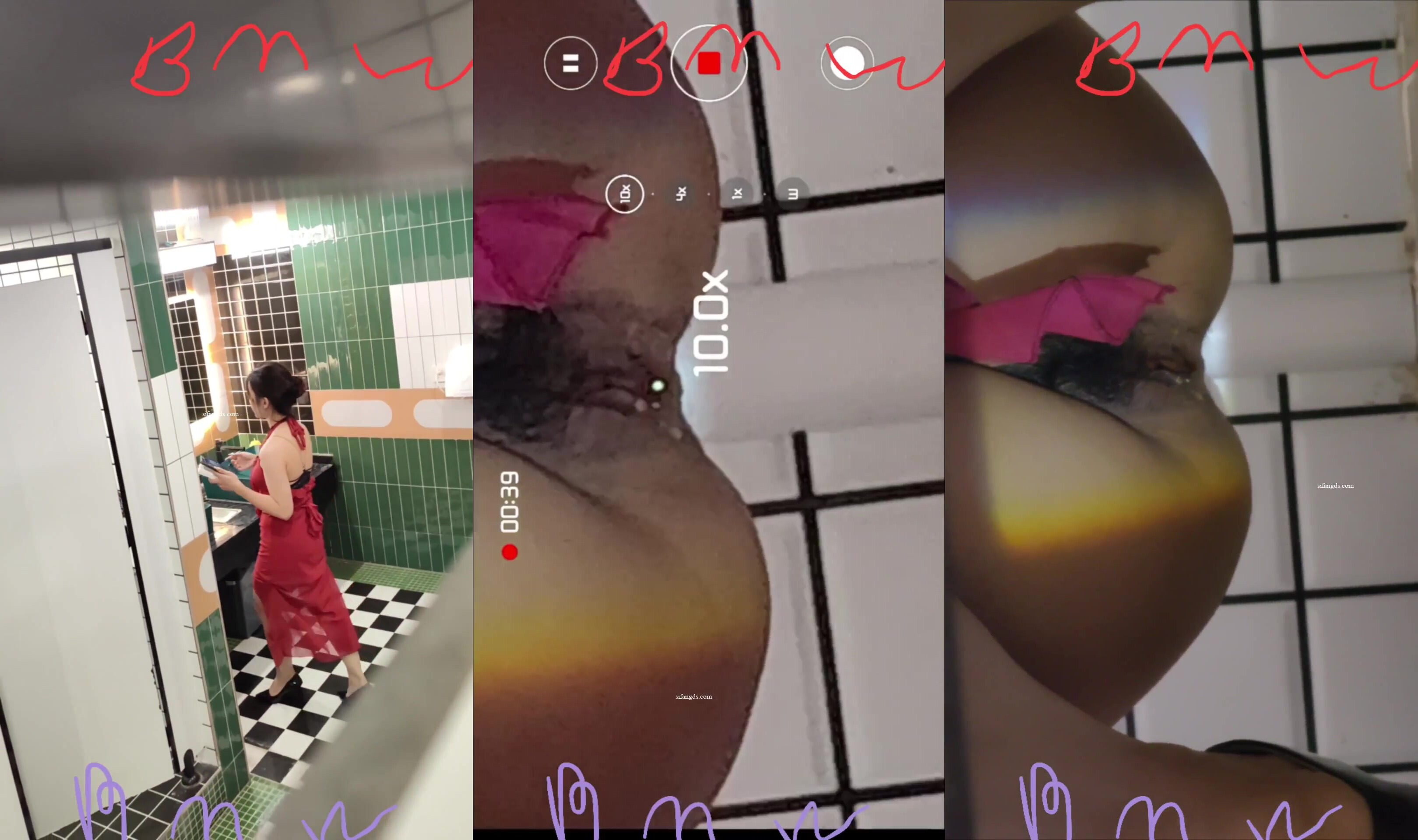 網紅基地女廁全景偷拍多位高顏值小姐姐人美B嫩 (3)