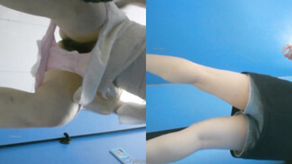 藍色隔板女廁全景偷拍幾位青春活力的小姐姐各種嫩鮑魚