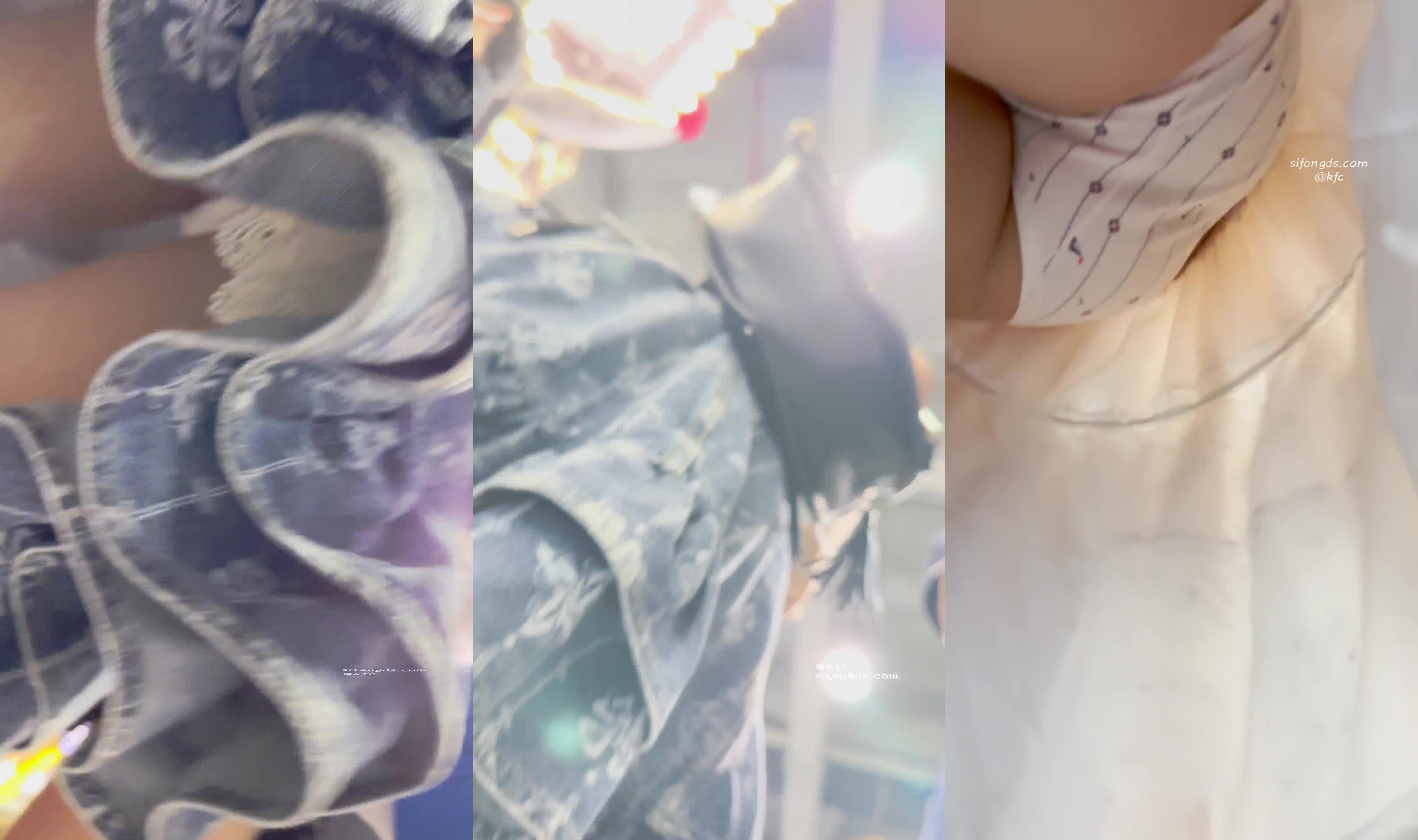 【KFC】大神潛入漫展現場一路跟蹤抄底3位玩Cosplay的漂亮小姐姐各種漂亮性感的小內內