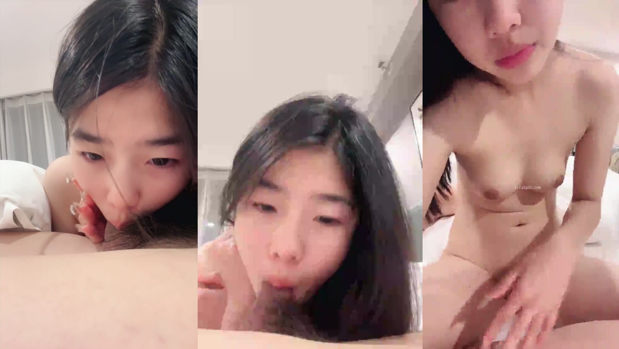 【今晚又要廢了】稀有校花被幹！男主叼煙狂操無套連幹3炮 (1)