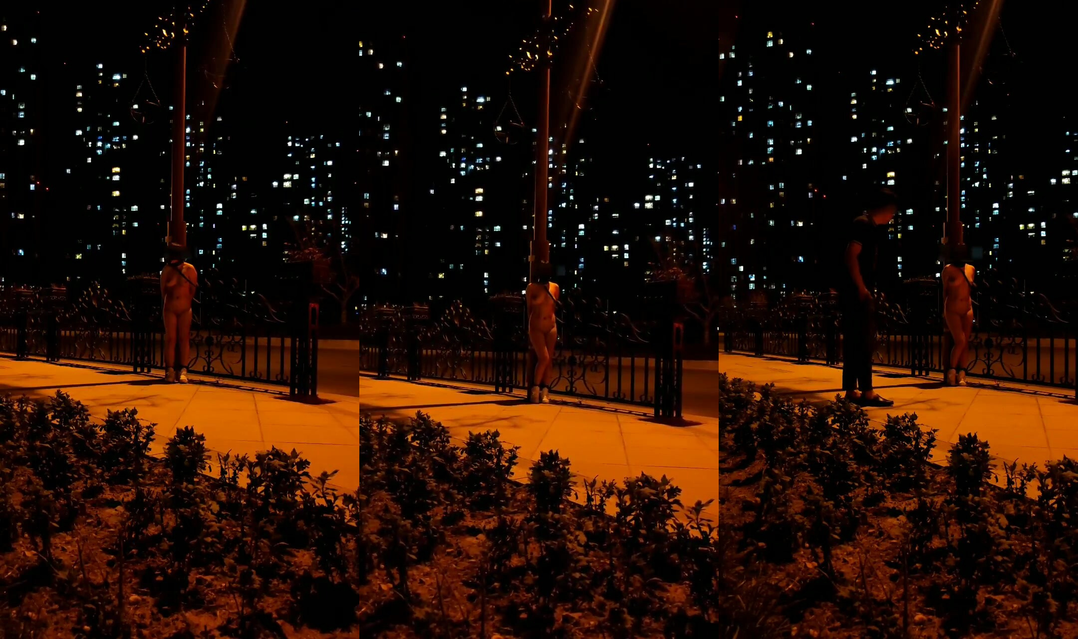 【燈火不見闌珊】推特淫賤浪女超強人前露出3飛女女，3男1女成人麻將大方露奶乳釘搶眼