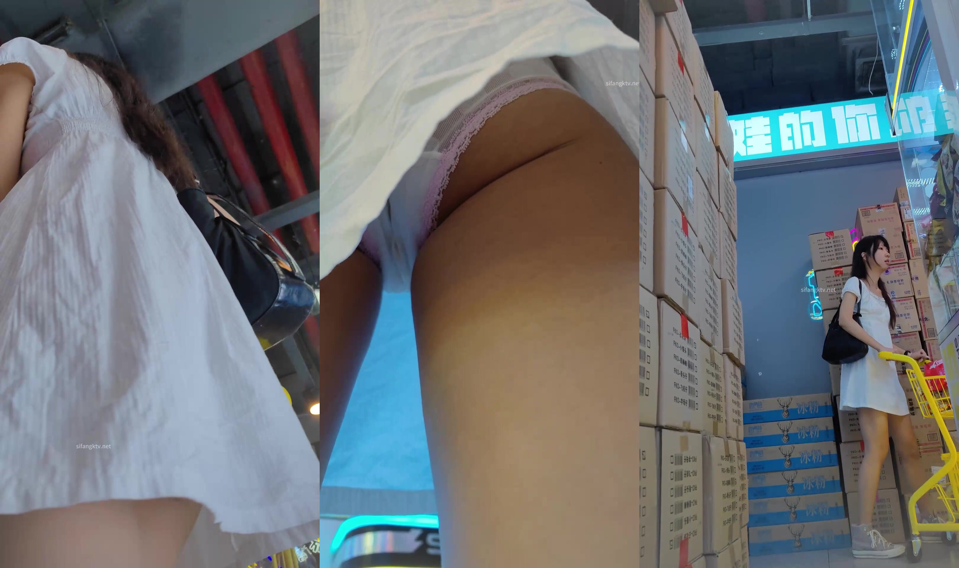 步行街拍抄底大神『KXCD』系列合集第1季50V 專挑年輕好看質量高的小姐姐 (3)