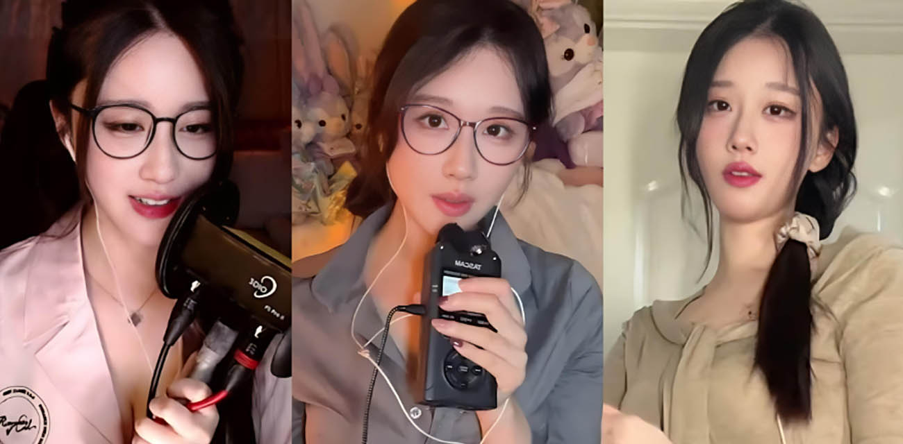 ASMR小劇場 B站風騷女主播 軒子老師 付費影片 撩人刺激觸發的愉悅的酥麻感 絲襪長腿盡顯誘惑