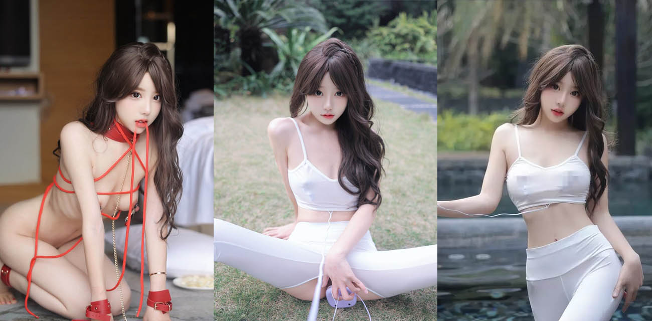 極品網黃 桃妖夭 紅肚兜戶外寫真花絮流出 身材纖細性感妖嬈 道具自慰淫靡至極