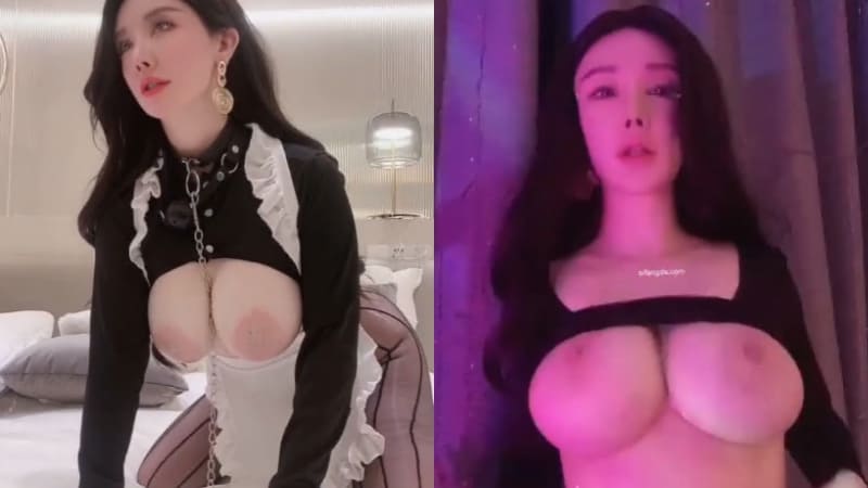 極品肥臀巨乳嫩模潘嬌嬌️女僕和主人之調教超魅全身裸舞