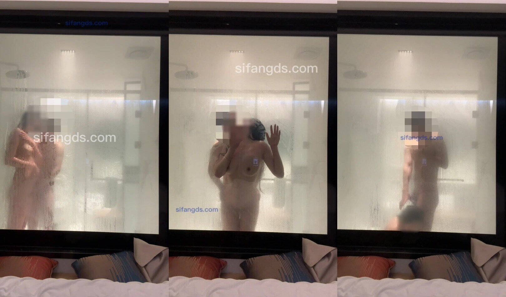【私房原創偷拍】04年校花被按到浴室玻璃前操，美乳展現！嘗試的是全新的拍攝視角
