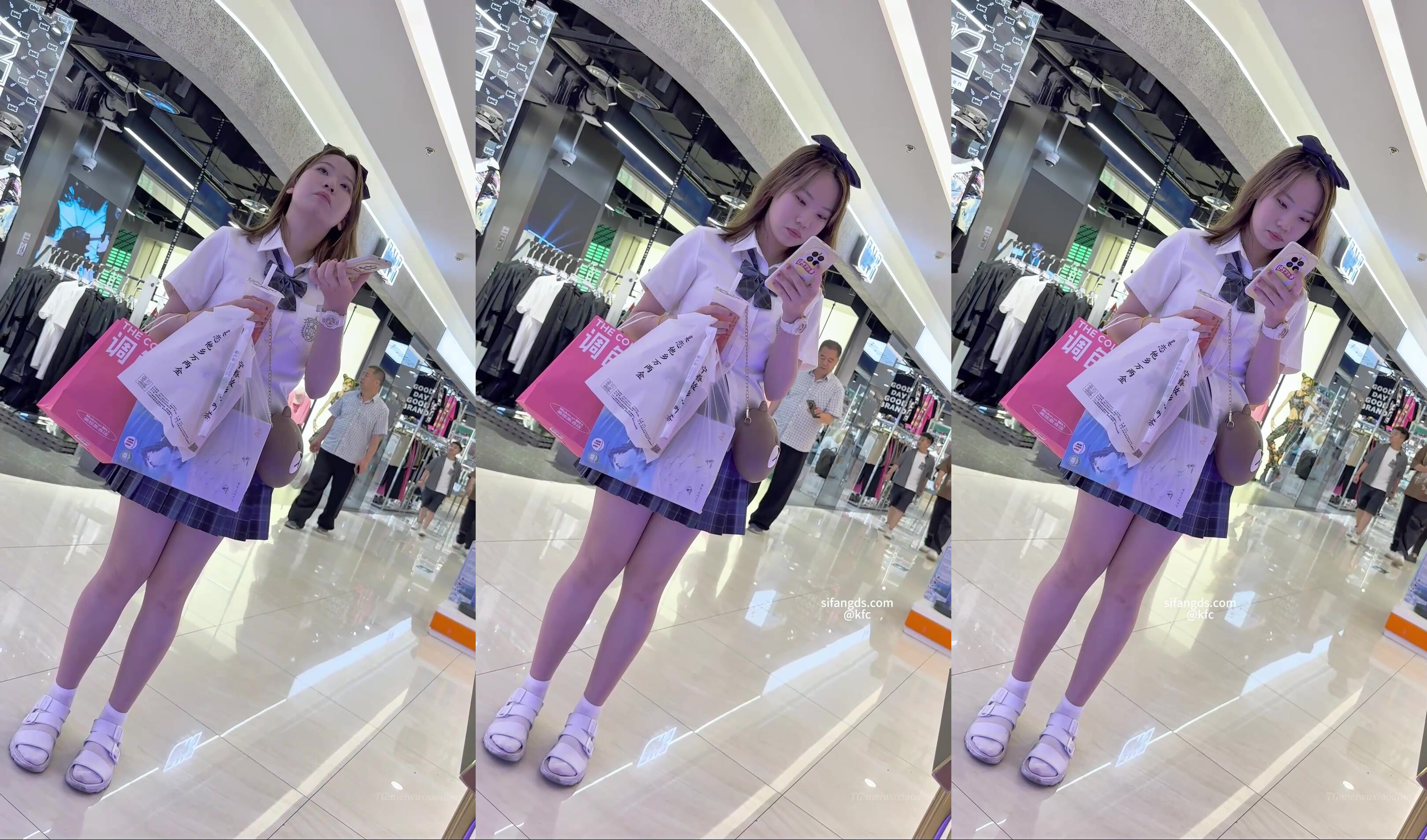 街拍抄底大神『KFC』202502合集 全是青春靚妹 好看的小姐姐 (12)