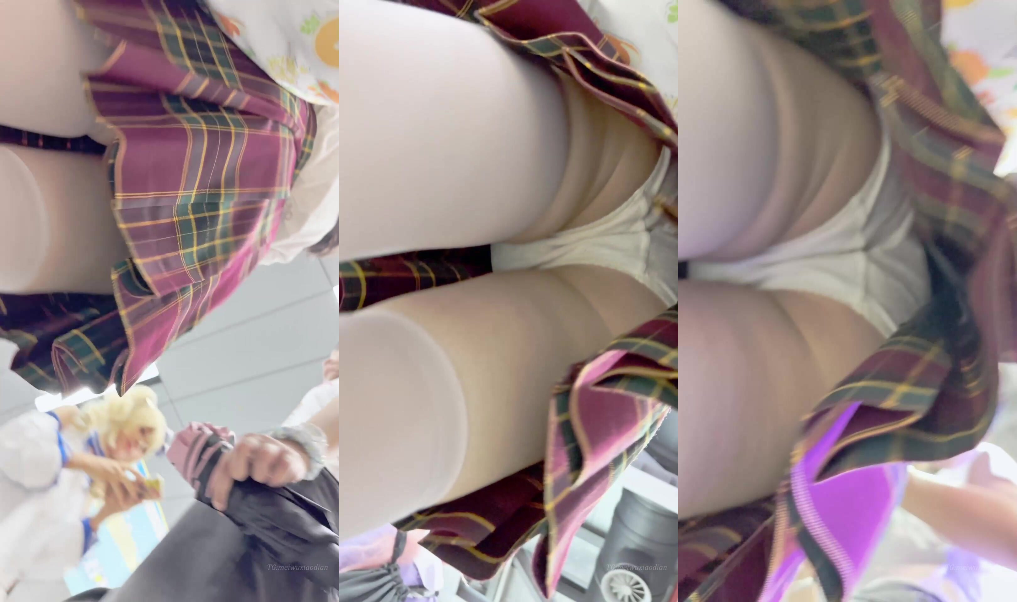 街拍抄底大神『KFC』202502合集 全是青春靚妹 好看的小姐姐 (1)