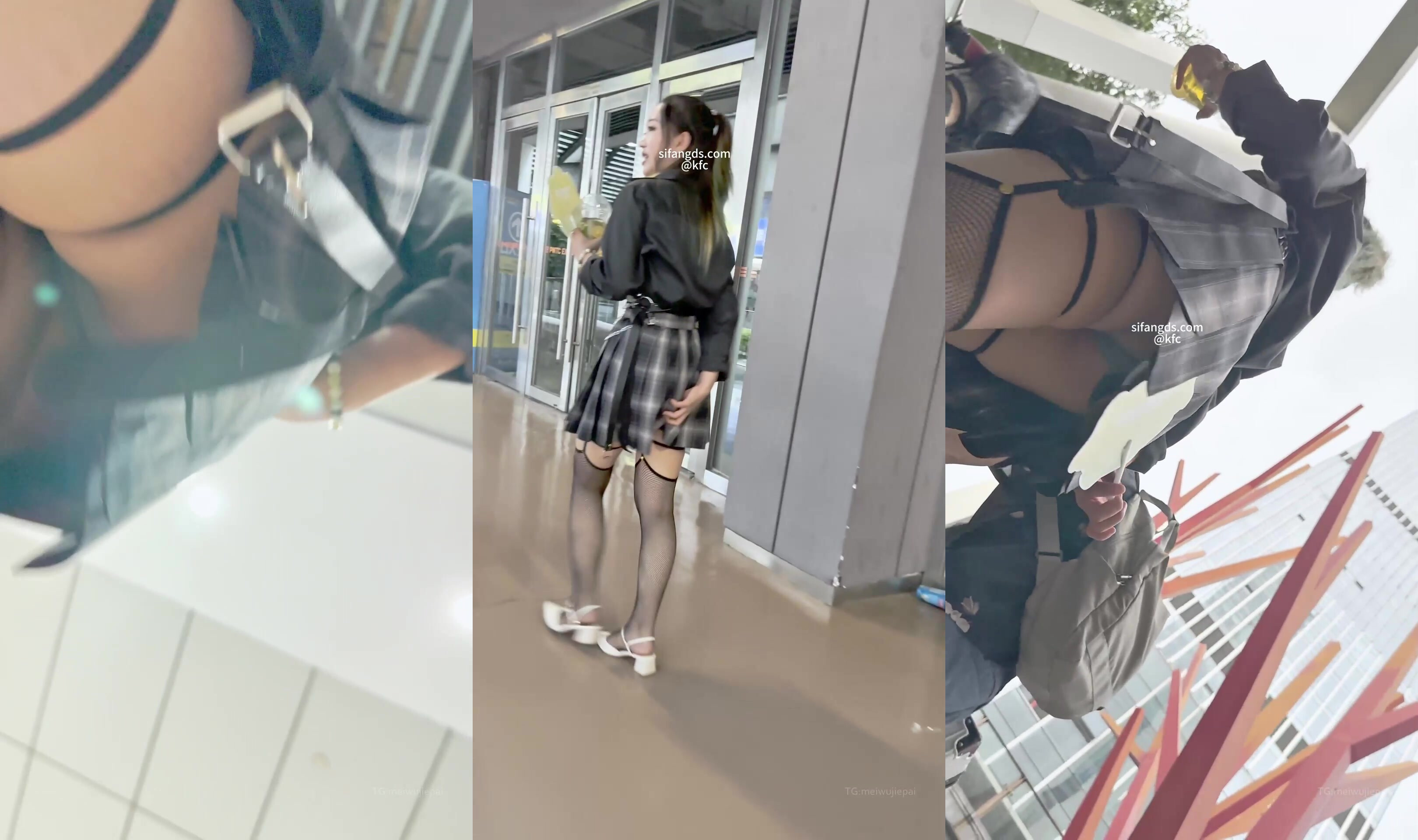 街拍抄底大神『KFC』202503合集3 全是青春靚妹 好看的小姐姐 (7)