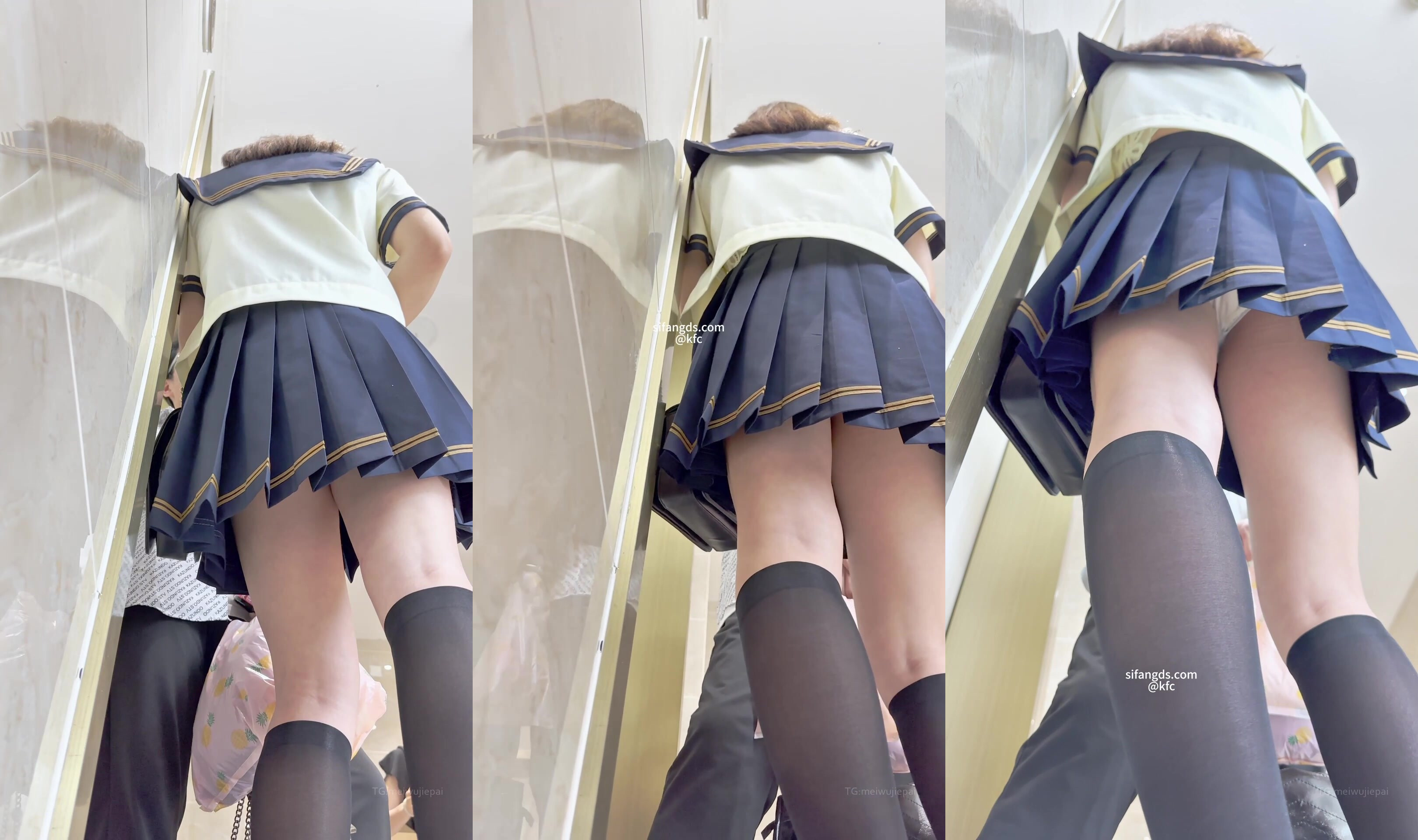 街拍抄底大神『KFC』202503合集3 全是青春靚妹 好看的小姐姐 (14)