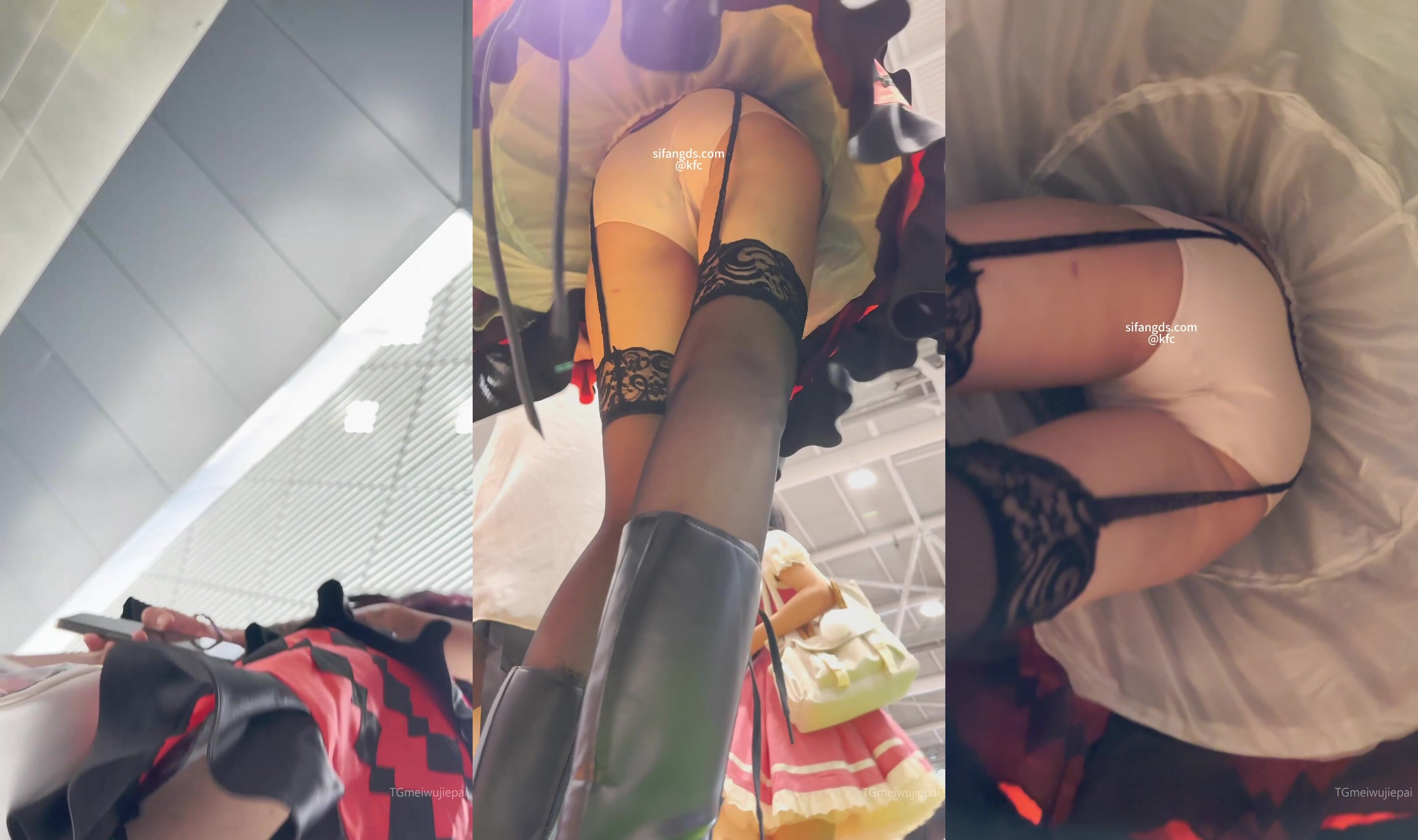 街拍抄底大神『KFC』202505合集2 全是青春靚妹 好看的小姐姐 (16)