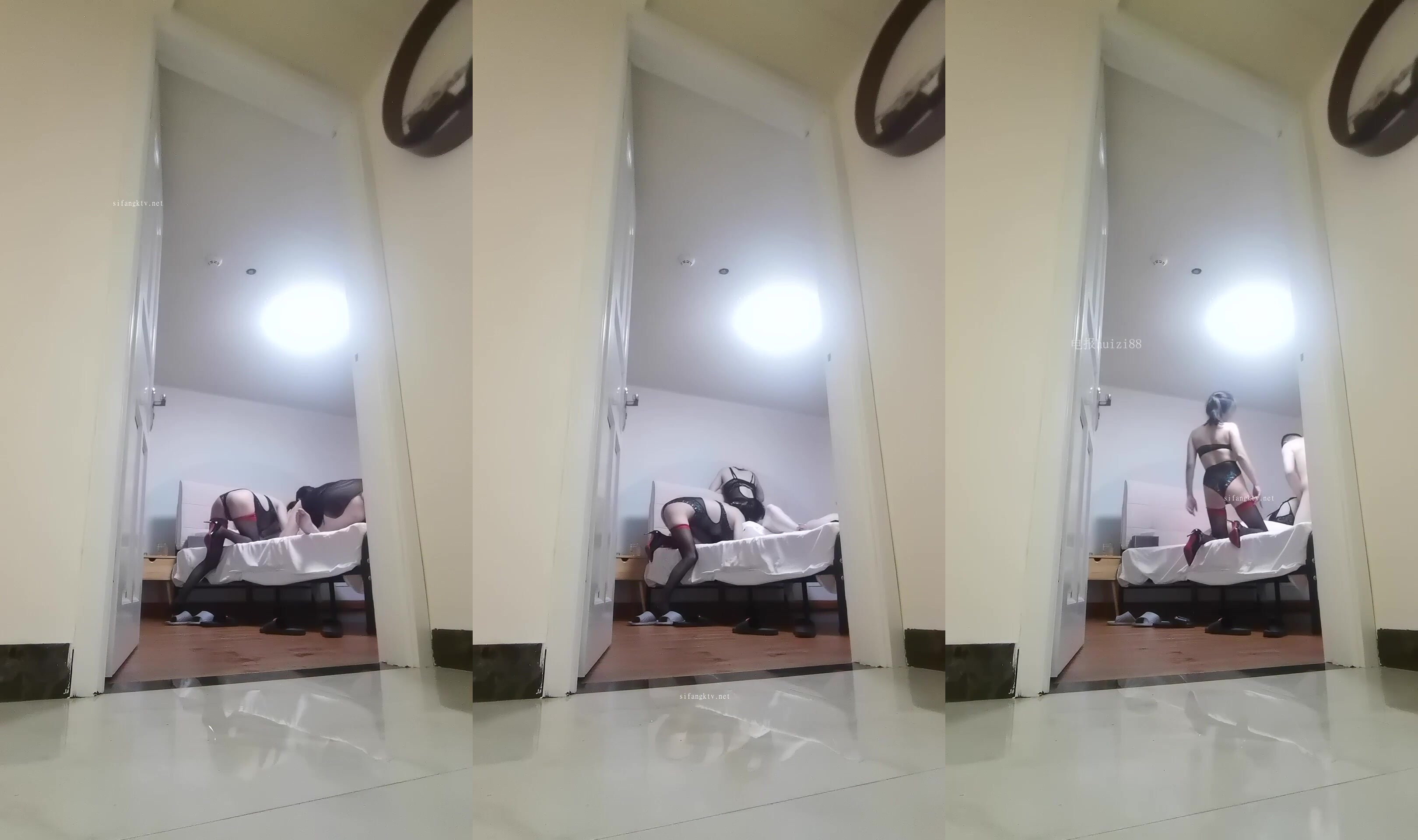 【惠子阿姨】大奶熟女紅燈區熟女 雙女伺候小夥足交PAPA (4)