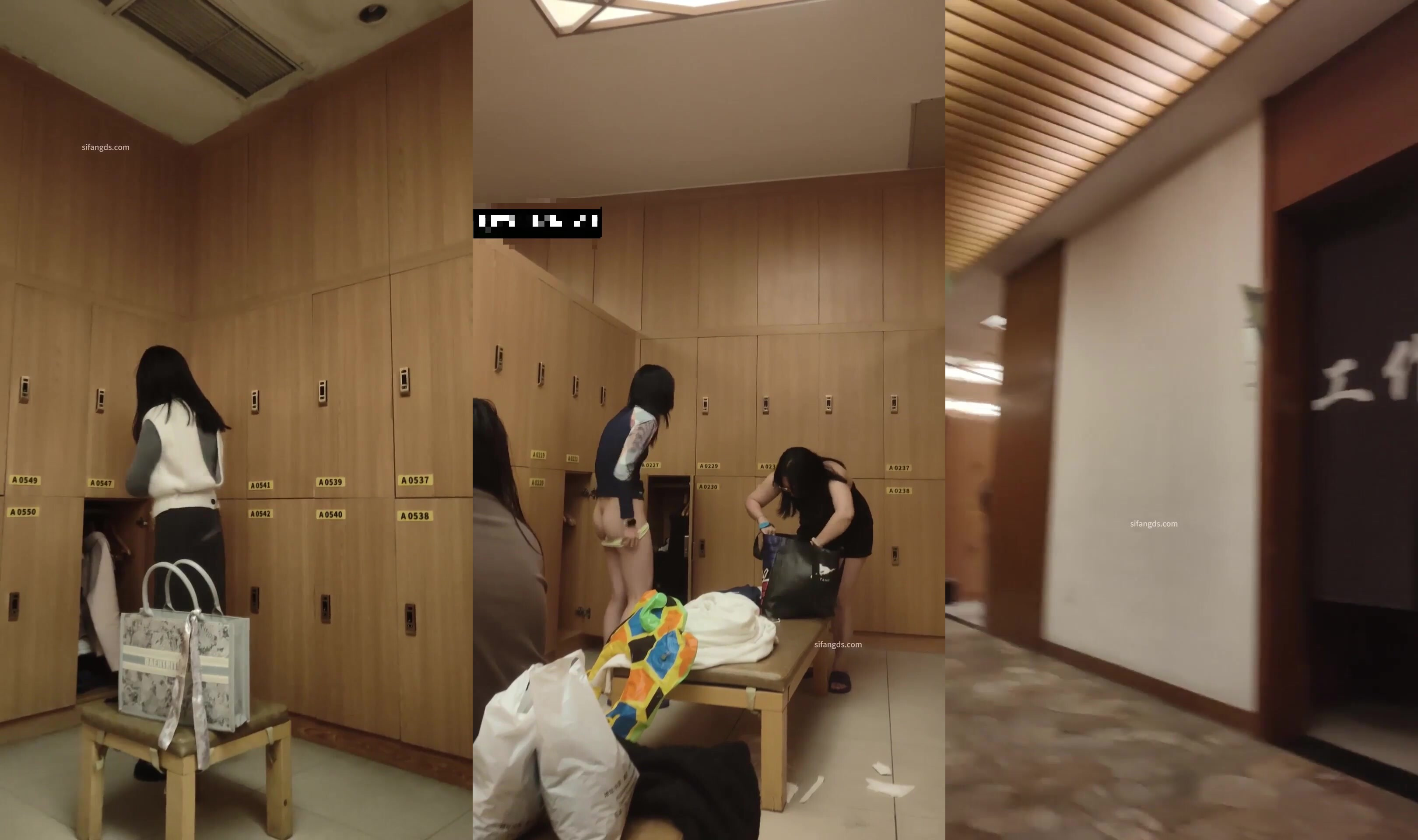 【少女時代】最新流出坑爹女主播 潛入洗浴會所更衣室偷拍明星臉的極品美女身材太好，直接腿玩年