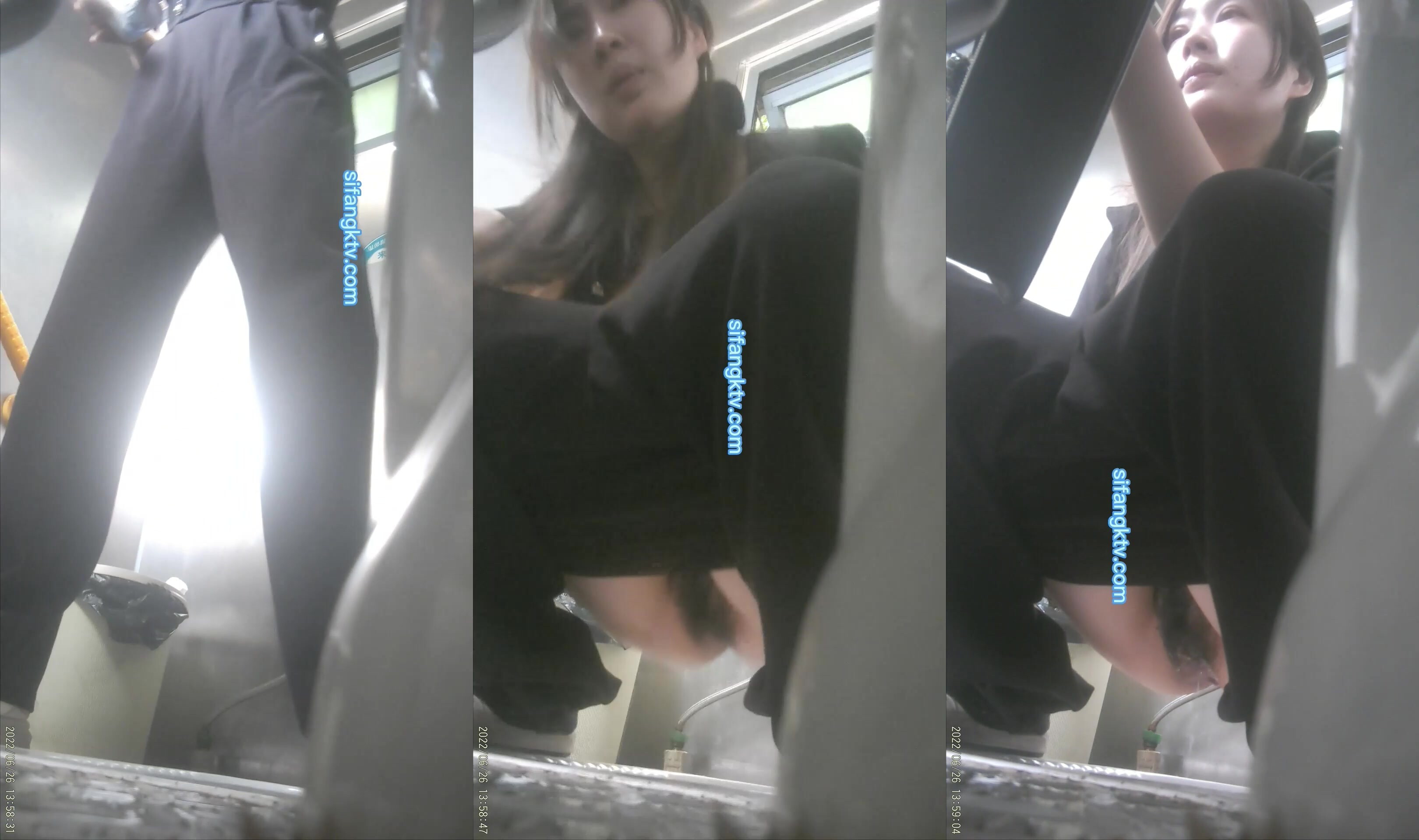 【精品廁拍】黑衣美女