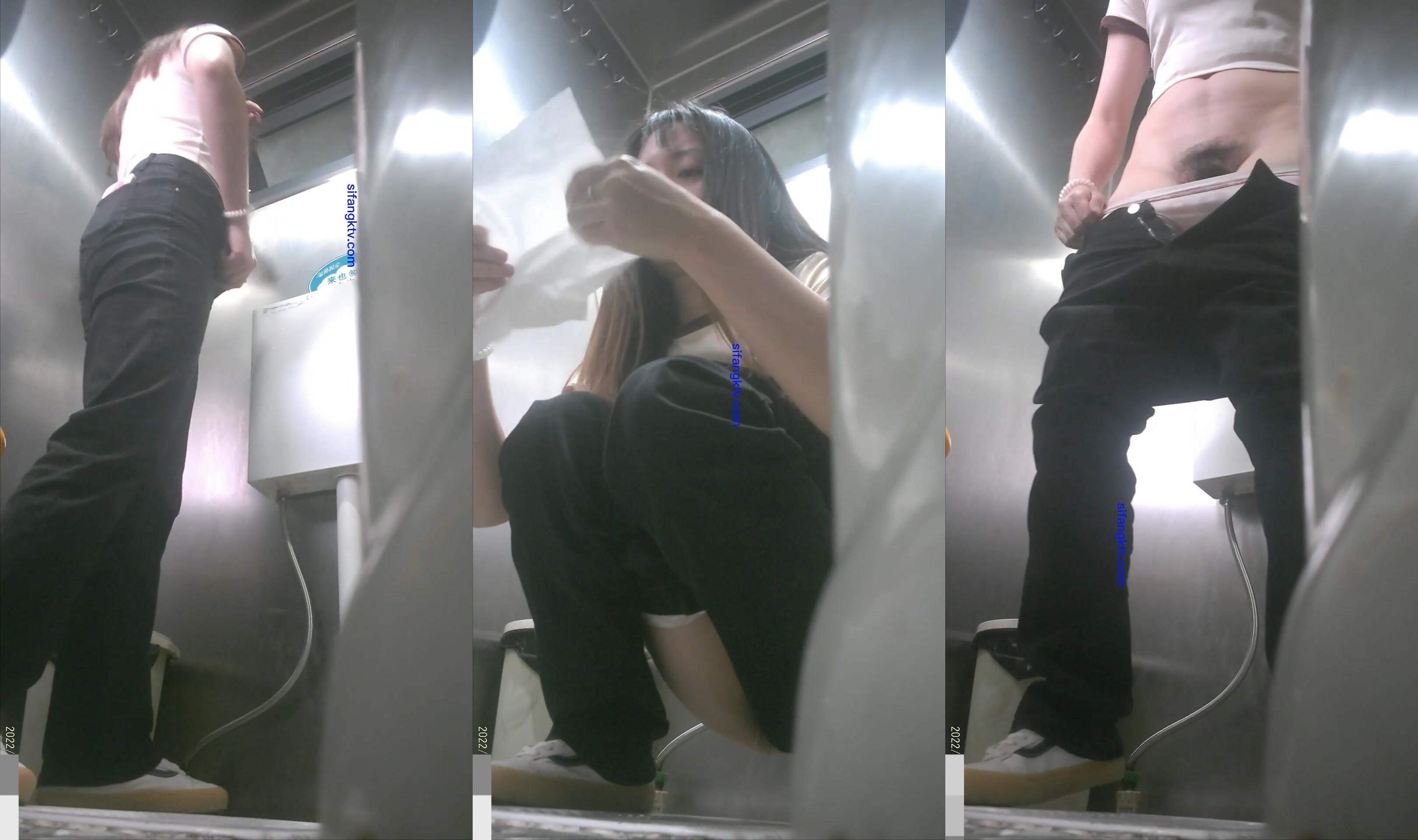 【精品廁拍】黃衣服戴手鍊