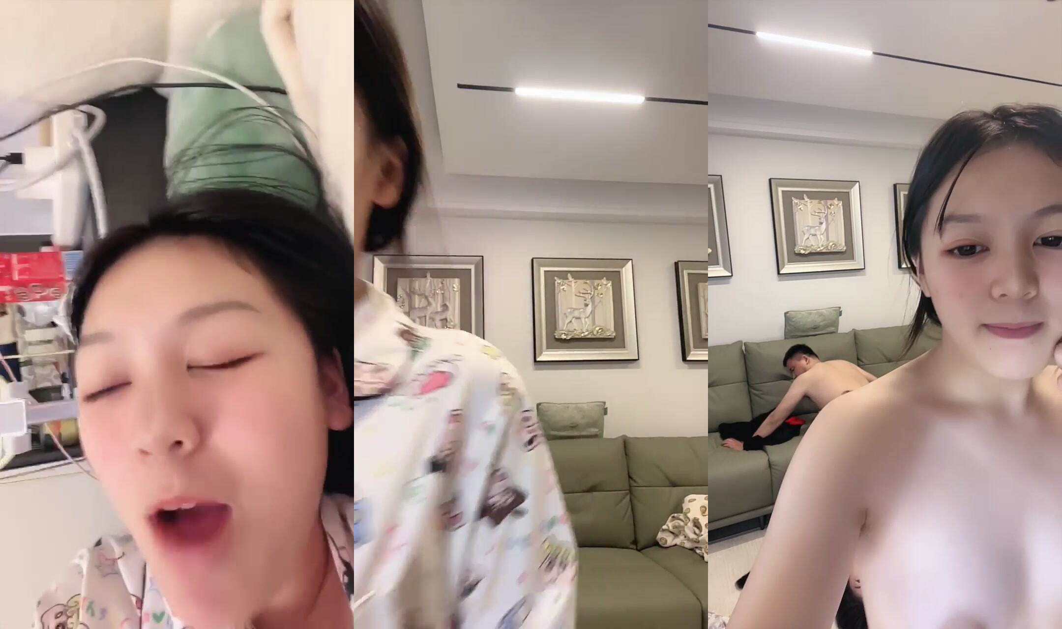 【極品浪浪】天花板雙胞胎服侍大佬 三人鬥地主玩遊戲互舔 (2)