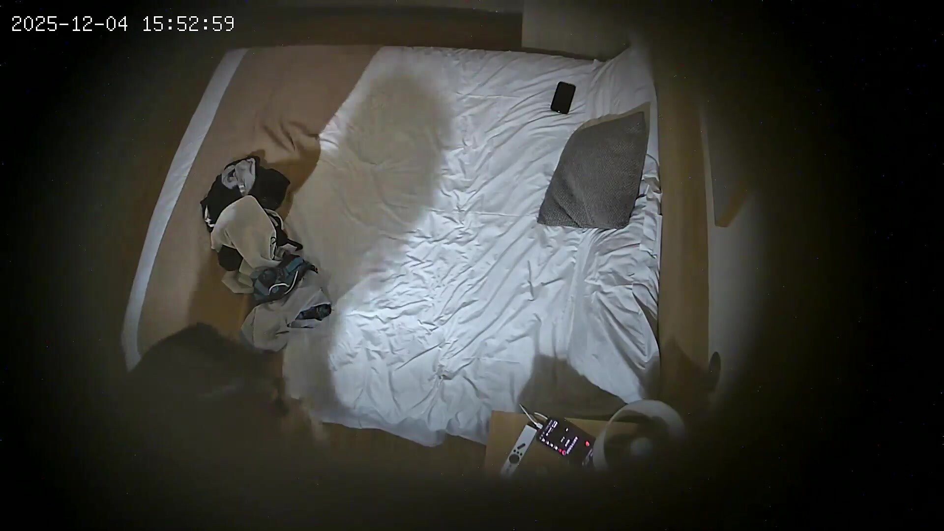 流出酒店偷拍 連續兩天入住大學生情侶猴急男剛到房間就迫不及待扒開眼鏡反差婊女友內褲研究 (3)