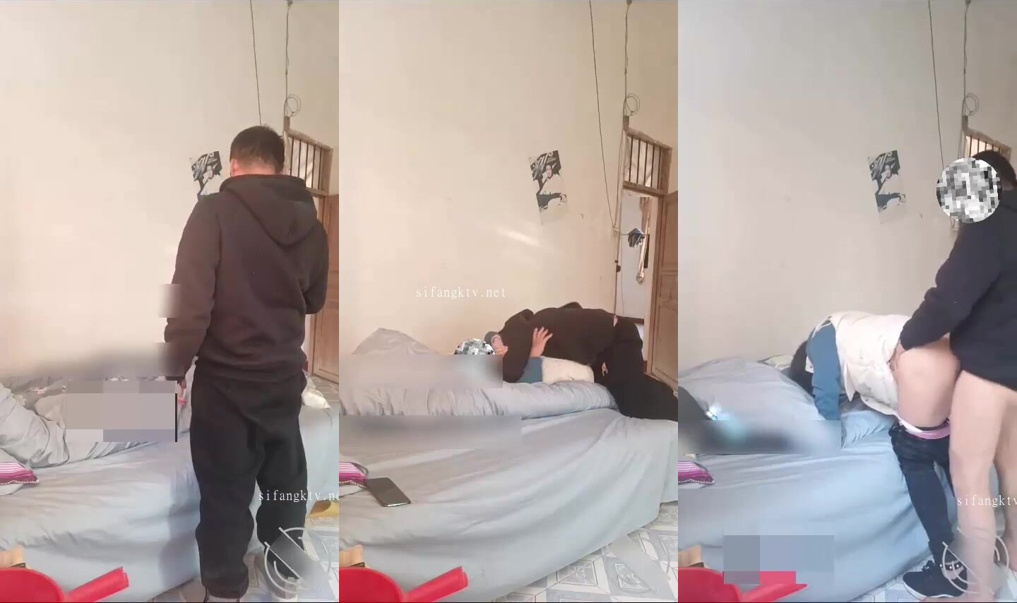 苦等幾個月終於狠下心騙農村嫂子到自己房間真實強姦