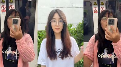 南京地鐵雞鳴寺大瓜 遊客討論景點 讓小仙女聞雞起舞當場破防 暗諷一語成讖竟真被曝出賣逼影片！