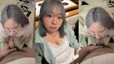 微胖反差人妻 黃雅萱 與老公自拍性愛影片洩密 超一流口技舔弄大屌 最後口爆吞精！